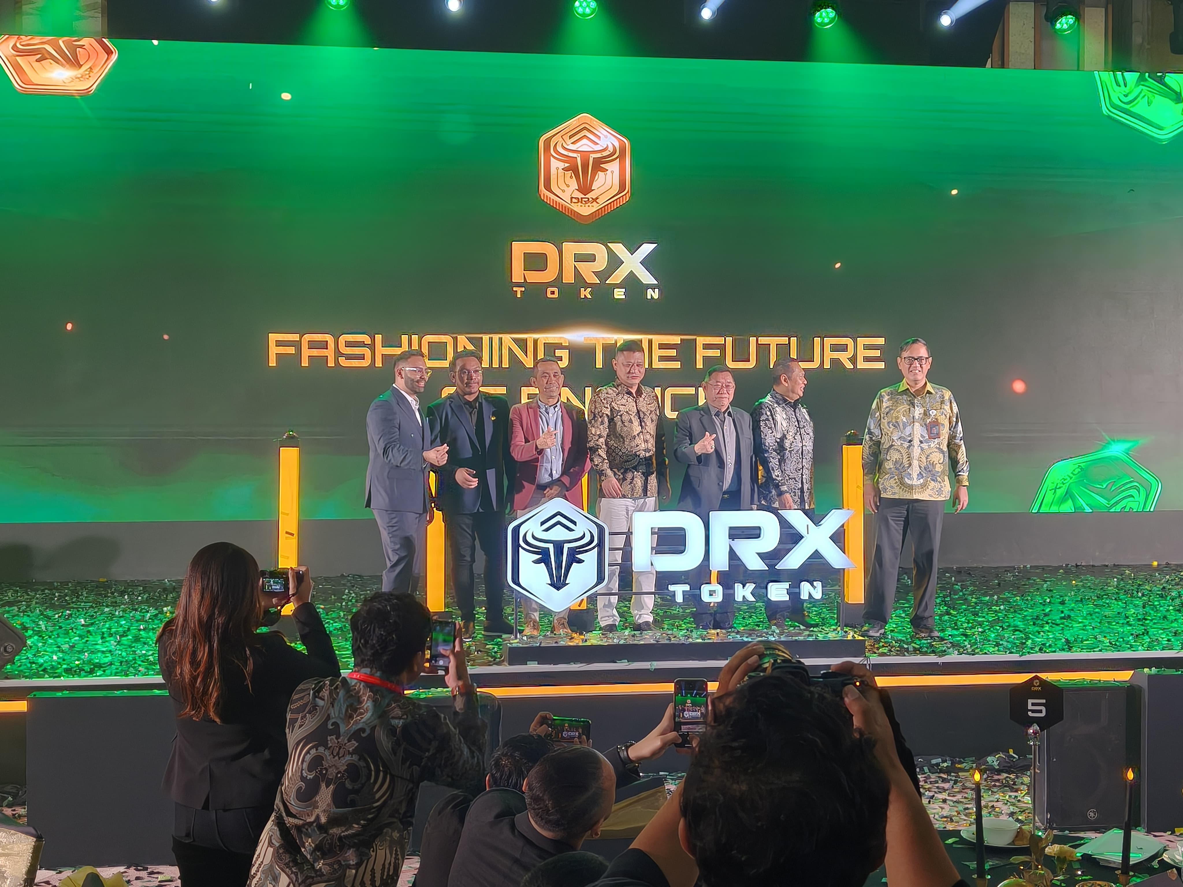Peluncuran DRX Token berlangsung di Hotel St Regis, Jakarta, Senin (3/3) malam.
