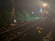 KA Pandalungan yang Anjlok Rampung Dievakuasi, Kecepatan Kereta di Jalur Banyuwangi - Semarang Dibatasi