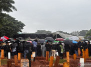 Hujan Iringi Pemakaman Vidi Aldian di TPU Tanah Kusir Dekat Makam Bung Hatta