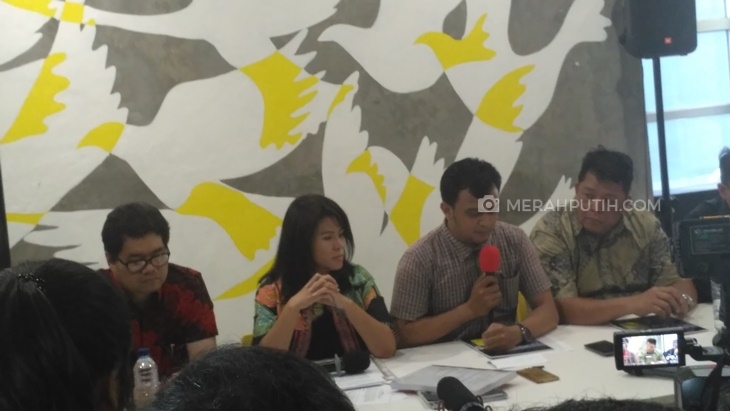 Amnesty International Indonesia saat konferensi pers. (MP/Fadhli)