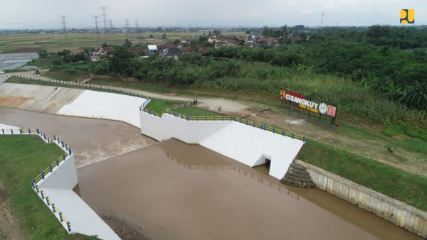 Sudetan Cisangkuy. (Foto: Antara)