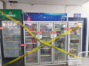 Pemprov DKI Segel Outlet HMI di Jakbar, Jual Miras Golongan A Tanpa Izin