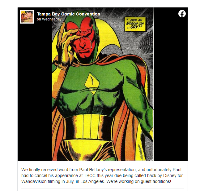 Serial Marvel 'WandaVision' Lanjutkan Syuting Bulan Depan