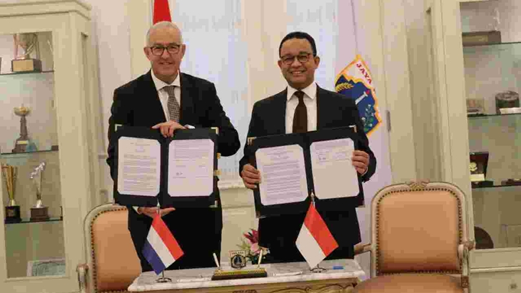 Pertemuan Anies dengan Wali Kota Rotterdam Bahas Inflasi dan Persoalan Pangan