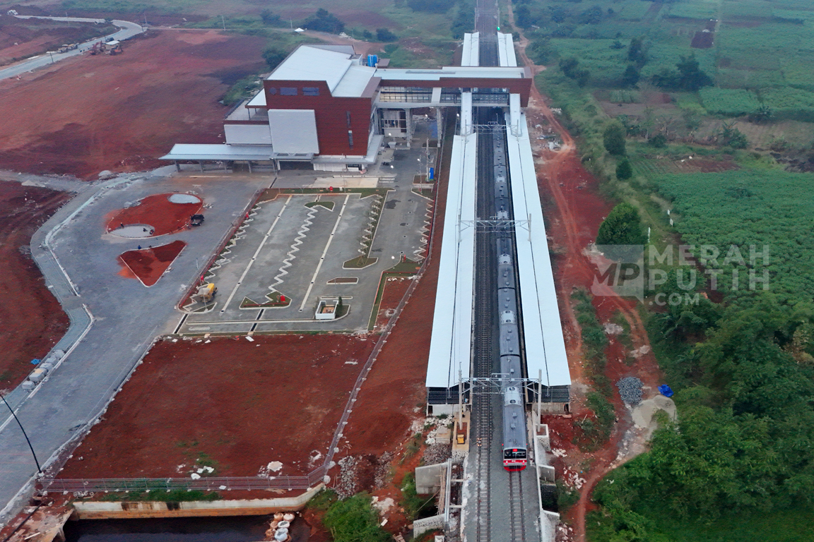 Melihat Progres  Pembangunan Stasiun Jatake Akan Segera Beroperasi d Kawasan BSD 
