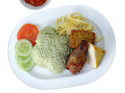 Nasi Uduk Hijau, yang Unik untuk Sarapan Akhir Pekan