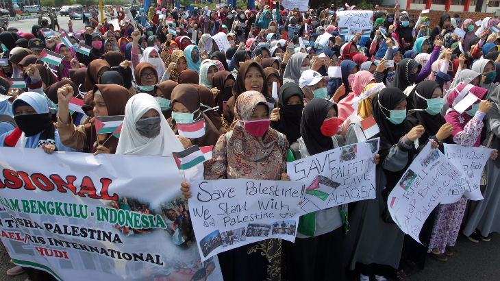 Ratusan Santri dan Ulama Gelar Istigosah untuk Palestina