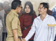 Bupati Trenggalek Ikuti Prosesi Pelantikan Kepala Daerah dengan Kruk, Cedera Ankle Ligament