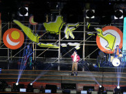 Aksi d'Masiv Gebrak Panggung Hiburan Malam Pergantian Tahun Baru 2026 di Bundaran HI Jakarta