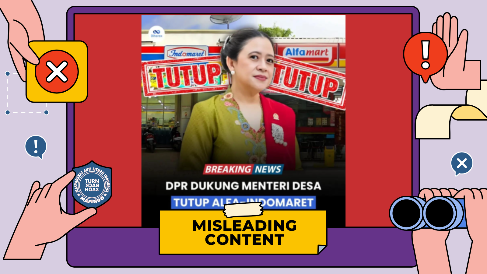 [HOAKS atau FAKTA]: DPR Setuju, Alfamart dan Indomaret Dihentikan agar Koperasi Desa Sukses