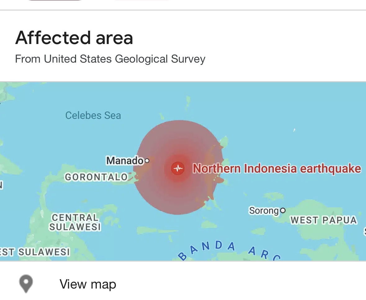 Presiden Prabowo Perintahkan Evakuasi dan Penanganan Cepat Efek Gempa Maluku Utara