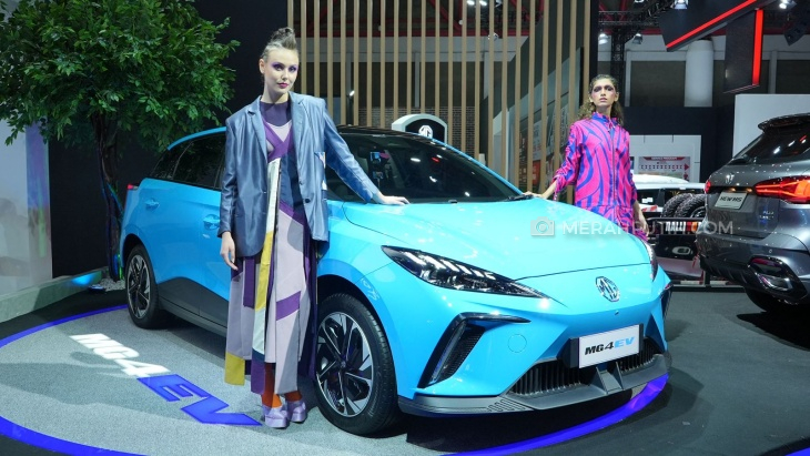 MG Debut Crossover Listrik MG4 EV di IIMS 2023
