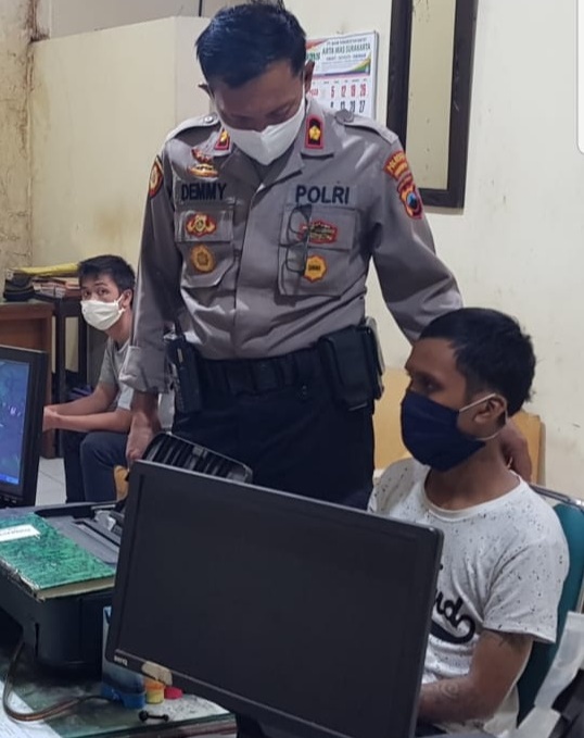 Seorang napi yang baru bebas langsung mencuri motor di Solo