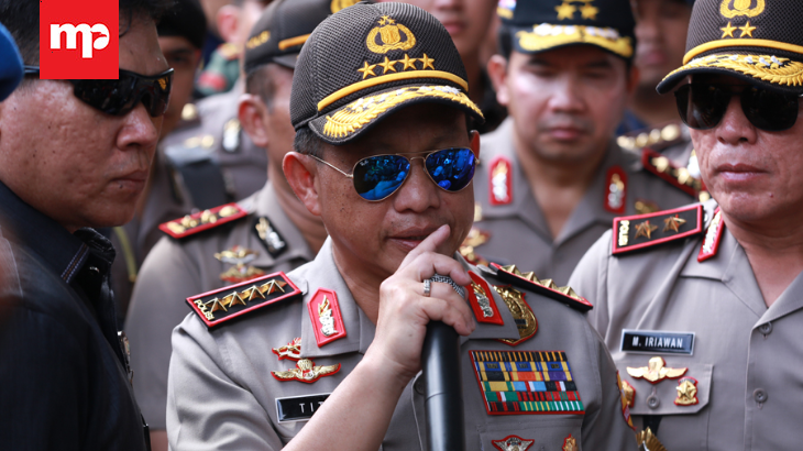 Kapolri: Bendera di Mapolsek Kebayoran Lama Belum Tentu Logo ISIS