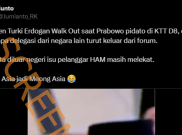[HOAKS atau FAKTA] : Presiden Turki Tinggalkan Prabowo Pidato karena Stigma Pelanggar HAM