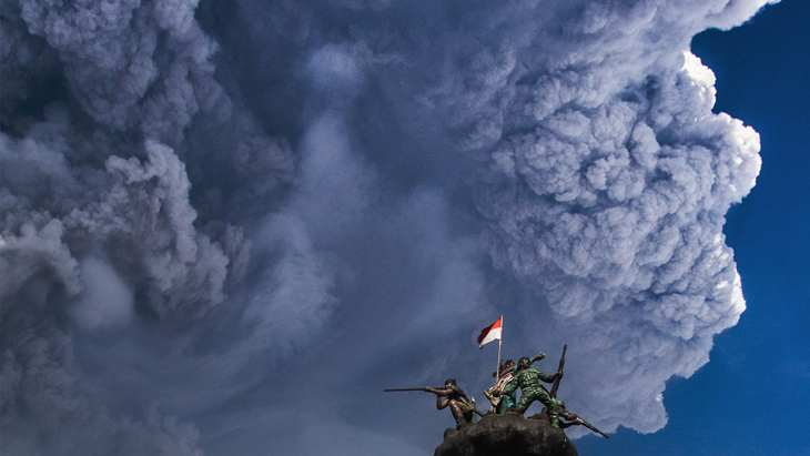 Erupsi Besar Gunung Sinabung, Material Meluncur hingga Langkat