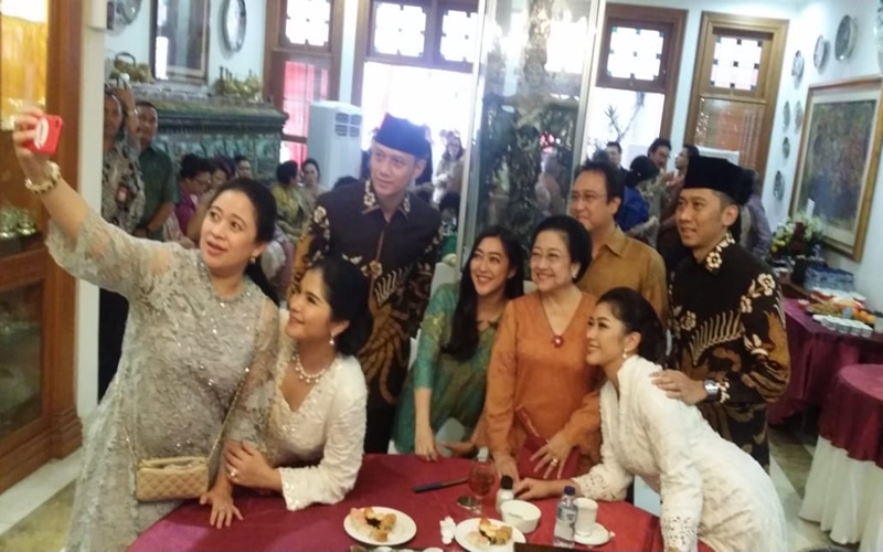 Agus Harimurti Yudhoyono dan Ibas bertemu Megawati