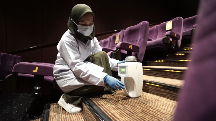 Cinema XXI Gandeng Nusantics untuk Pastikan Udara Bioskop Aman