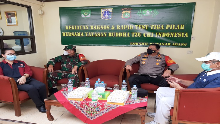 Kapolres Metro Jakarta Pusat, Kombes Hengki Haryadi di Petamburan III, Tanah Abang, Jakarta Pusat, Kamis (25/2).