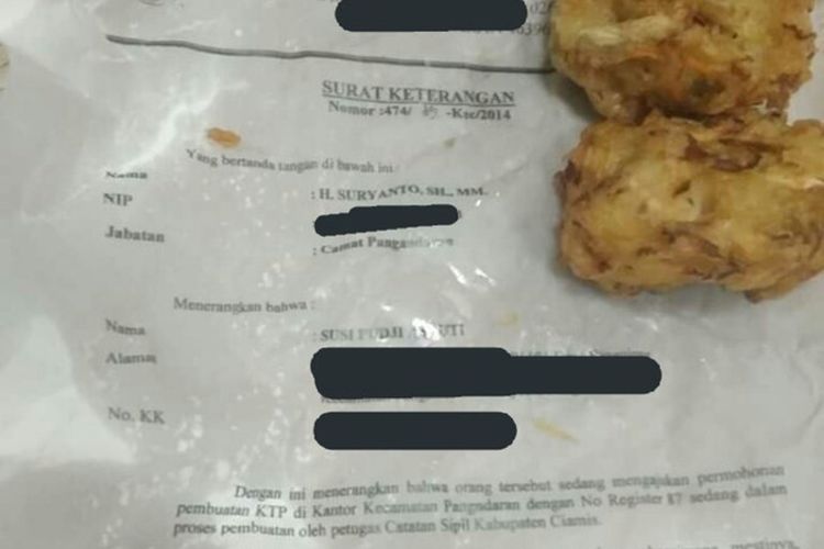 Viral Dokumen Susi Pudjiastuti Jadi Bungkus Gorengan, DPR Sentil Kemendagri