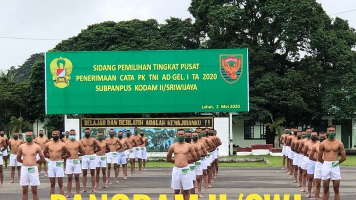 Terdampak corona, penerimaan Tamtama TNI AD alami penundaan