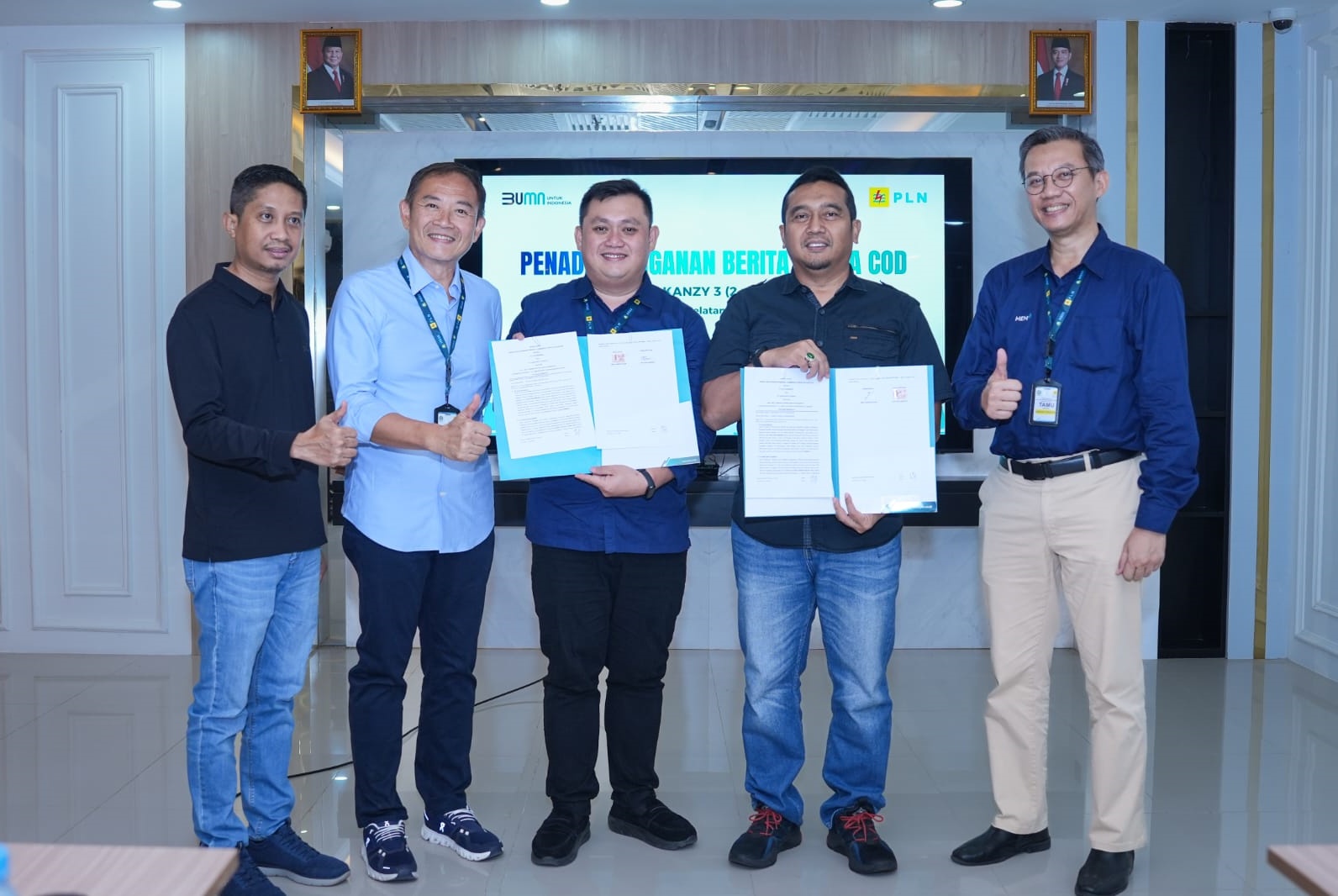 Dukung Program Energi Terbarukan Presiden Prabowo, PLTA Kanzy 3 Tanda Tangan Kerja Sama dengan PLN
