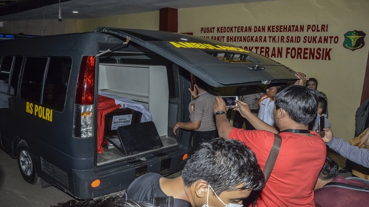 Jenazah Brimob korban napi teroris
