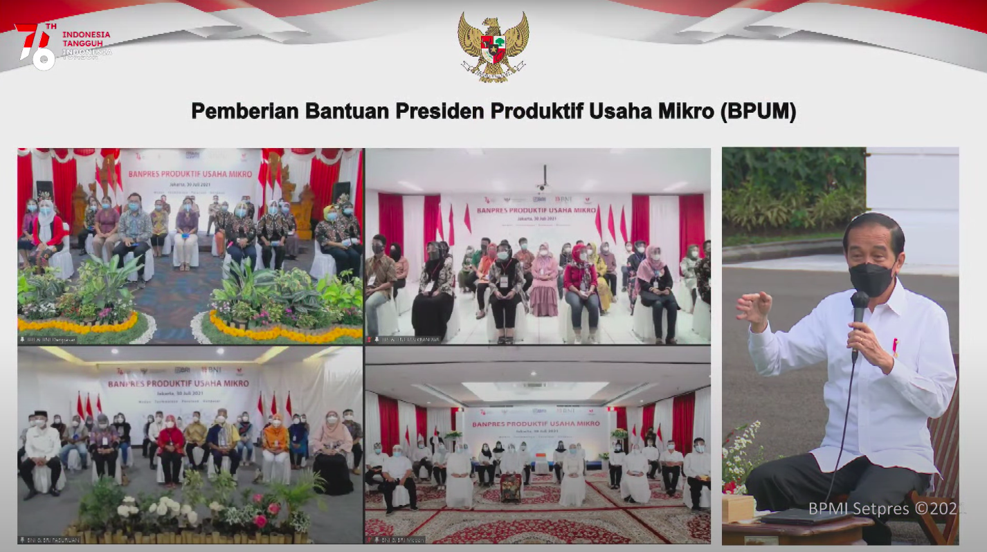 Bantuan Presiden Bikin 12,8 Juta Usaha Mikro Bertahan Saat Pandemi 