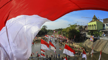 Ragam Upacara Bendera HUT Ke-72 Republik Indonesia Di Seluruh Penjuru Nusantara