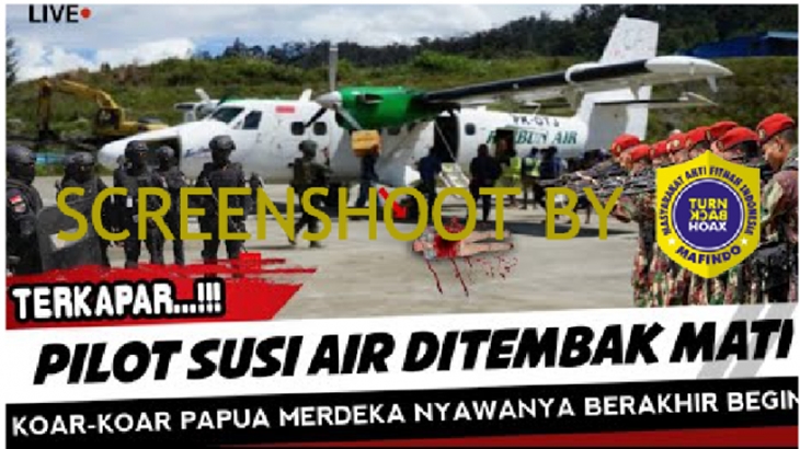 [HOAKS atau FAKTA]: Pilot Susi Air Asal Selandia Baru Ditembak Mati