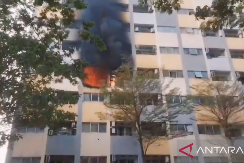 Gas Bocor Picu Kebakaran Apartemen Sentra Timur Cakung Pagi Tadi