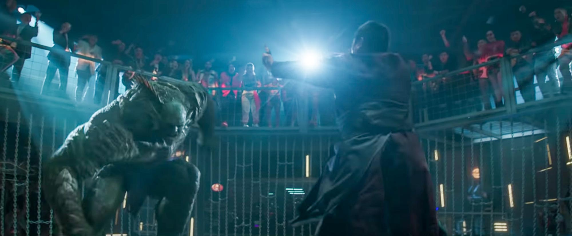 Ada pertarungan Wong dan Abomination pada trailer Shang-Chi. (Foto EW)
