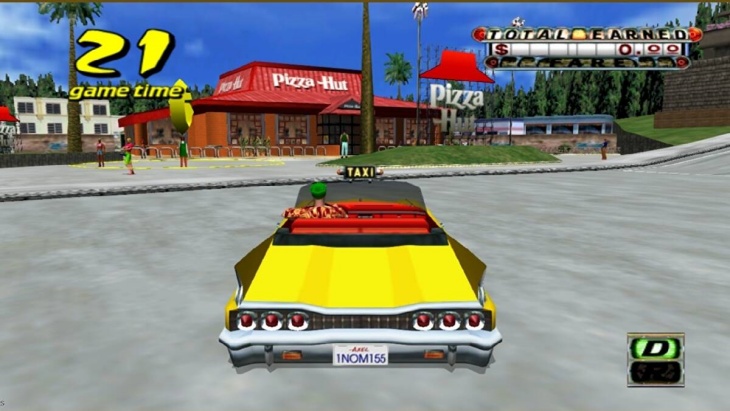 Crazy Taxi pertama kali muncul di arcade pada tahun 1999. (Foto: Eurogamer)