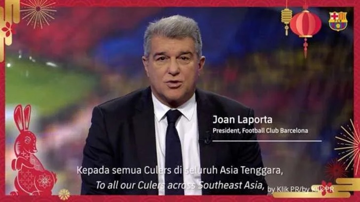 FC Barcelona Sampaikan Ucapan Imlek untuk Culers di Indonesia