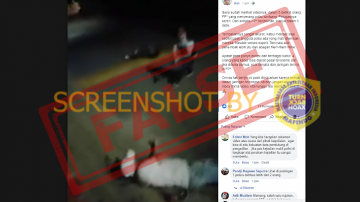[HOAKS atau FAKTA]: Ini Video Detik-detik Enam Anggota FPI Ditembak Mati Aparat