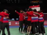 Penantian Hampir 2 Dekade, Tim Indonesia Bawa Balik Piala Thomas