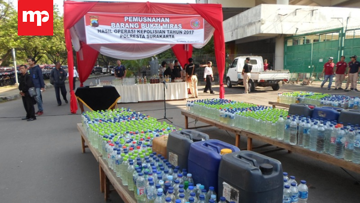 Konsumsi Miras Oplosan, Dua Warga Solo Tewas