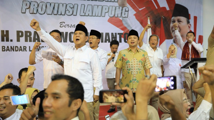 Ketua Umum Partai Gerindra Prabowo Subianto