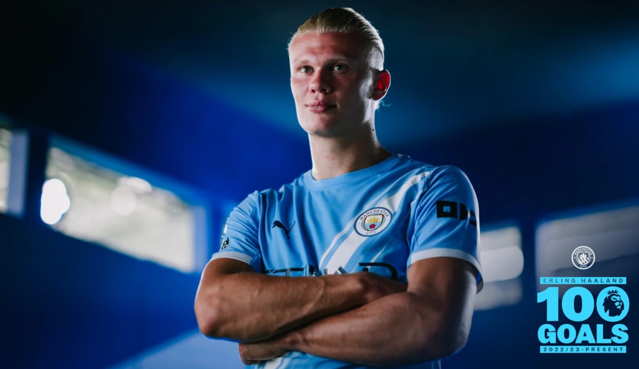 Haaland Cetak 100 Gol Tercepat, Rekor Legenda Premier League Tumbang