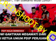 [HOAKS atau FAKTA]: Jokowi Gantikan Megawati Sebagai Ketum PDI-P