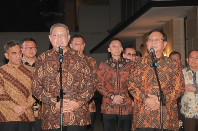 Pertemuan SBY dan Prabowo