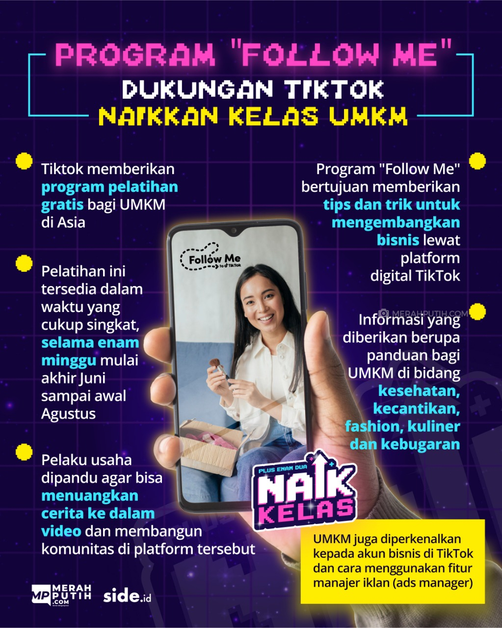 Program 'Follow Me' Dukungan Tiktok Naik Kelas UMKM 