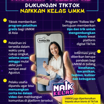 Program 'Follow Me' Dukungan Tiktok Naik Kelas UMKM 