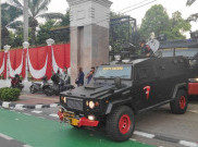Polisi Tarik Pasukan Rantis Masuk Lagi ke Dalam Gedung DPR