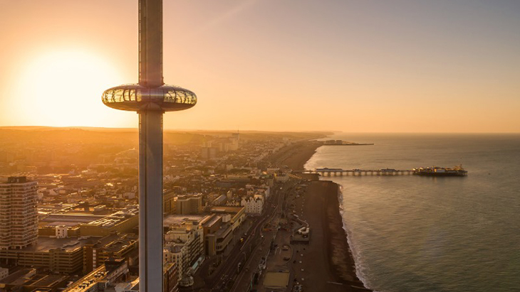 Bak Jarum Raksasa, Menara i360 Jadi yang Tertipis di Dunia