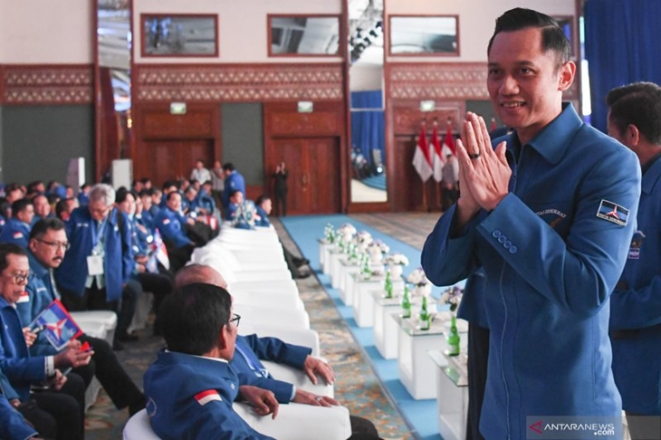 Komandan Komando Satuan Tugas Bersama (Kogasma) Partai Demokrat Agus Harimurti Yudhoyono (AHY). ANTARA FOTO/Nova Wahyudi/aww/Dok)