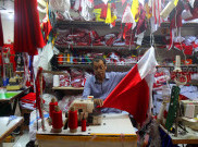 Penjahit Bendera Merah Putih Kebanjiran Order Jelang HUT Kemerdekaan RI ke 79