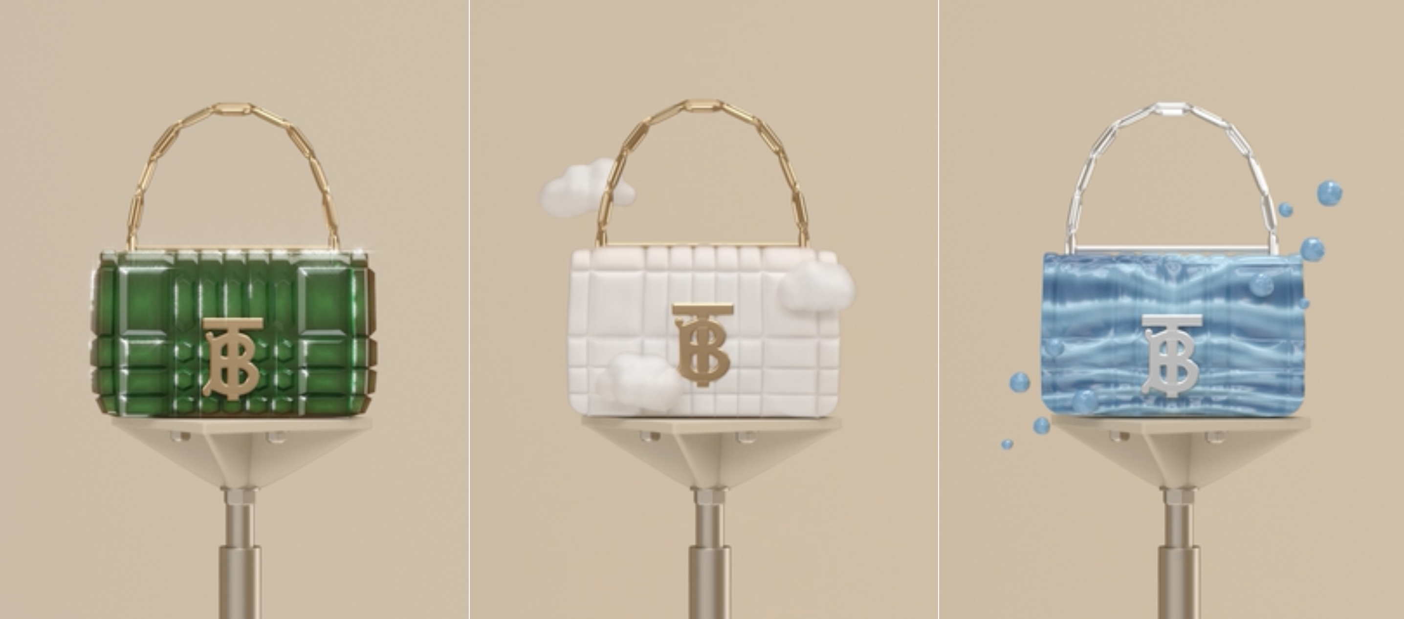 Tas Burberry Bergaya di Roblox