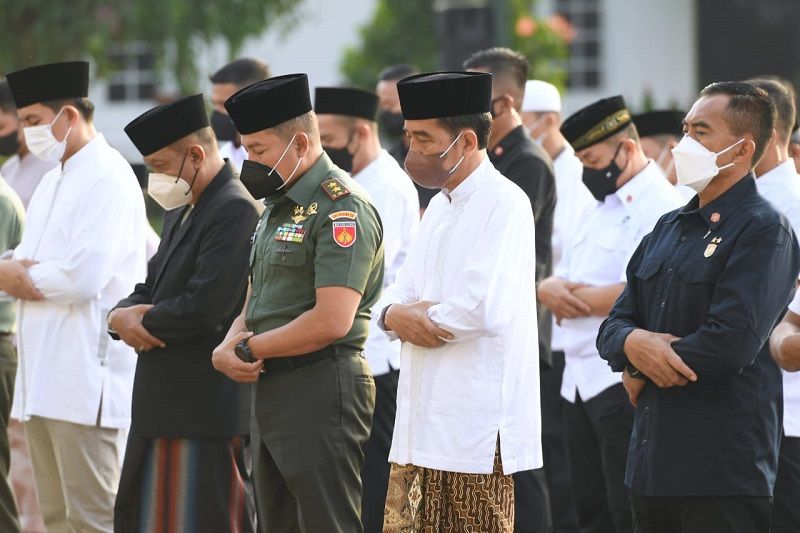 Jokowi Klaim Perayaan Idul Fitri Berjalan Baik