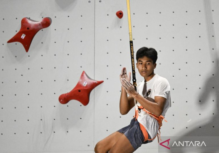 Indonesia Bawa 1 Medali Nomor Speed putra World Climbing Series Madrid 2026